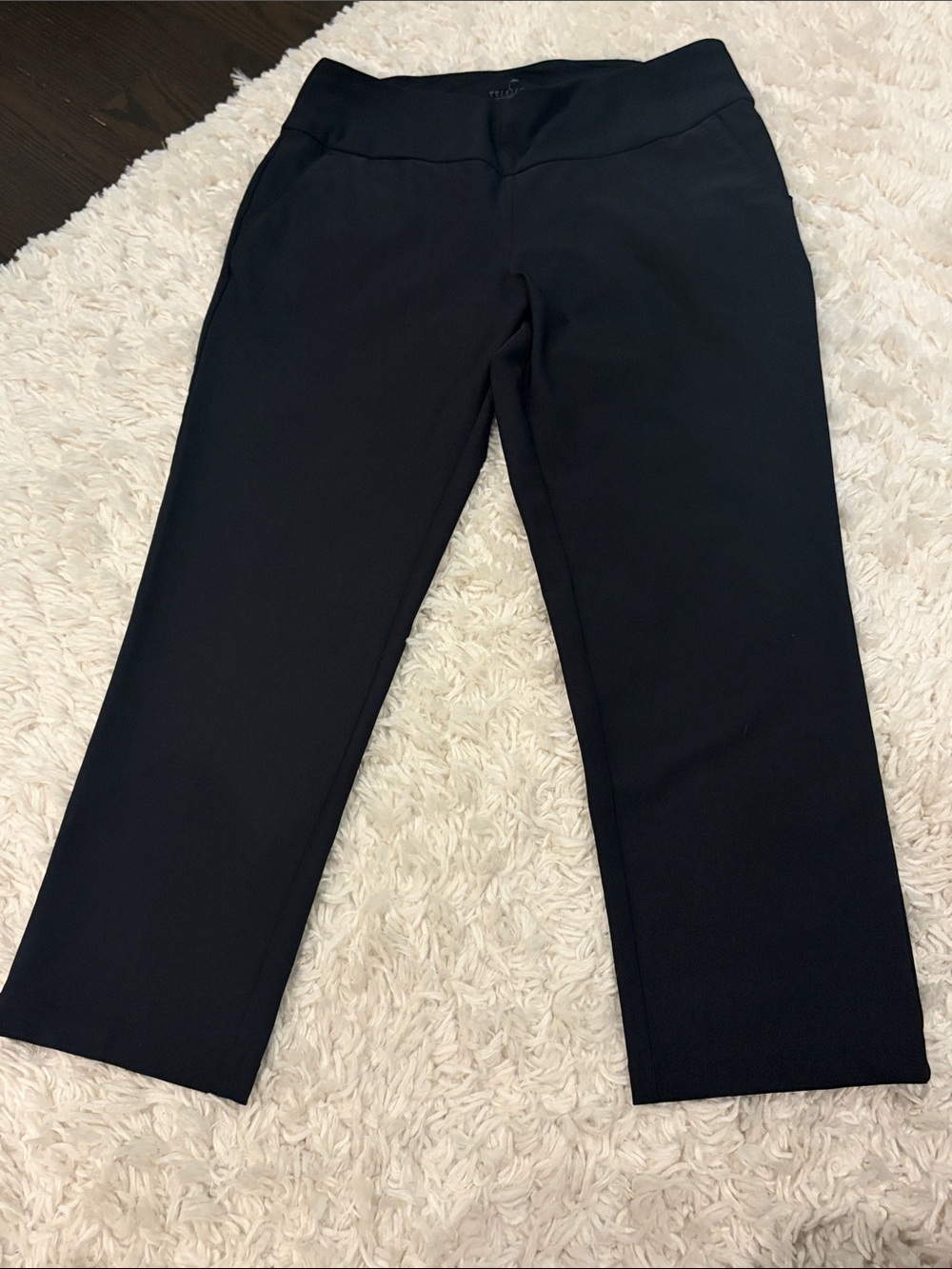 Adidas Black womens Straight-Leg Dress Pants